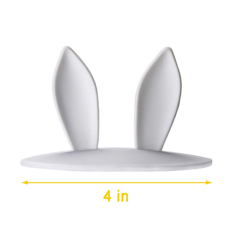 [Australia - AusPower] - HK Aura Studio 4 Speaker Anti-dust Cover - Silicone Lip for Harman Kardon Soundsticks 4 and Aura Studio 3 Bluetooth Transparent Speaker System (Rabbit White) 