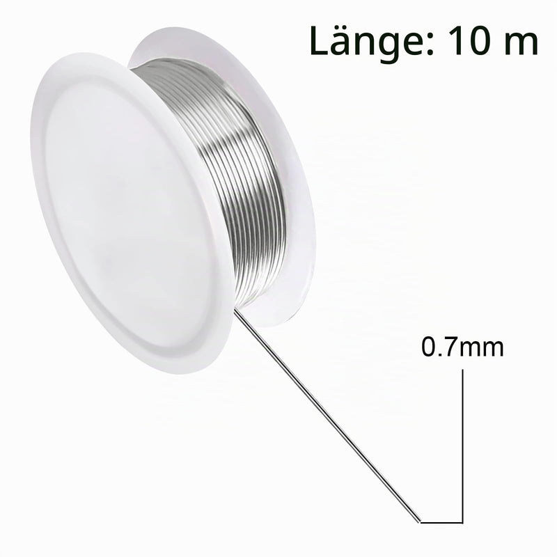 Cutting Wire Diameter 0.7 mm Polystyrene Cutter Wire, Hot Wire Cutter Heating Wire, Hot Wire, Thermal Cutting Wire for Cutting Hard Foam and Easy Cutting