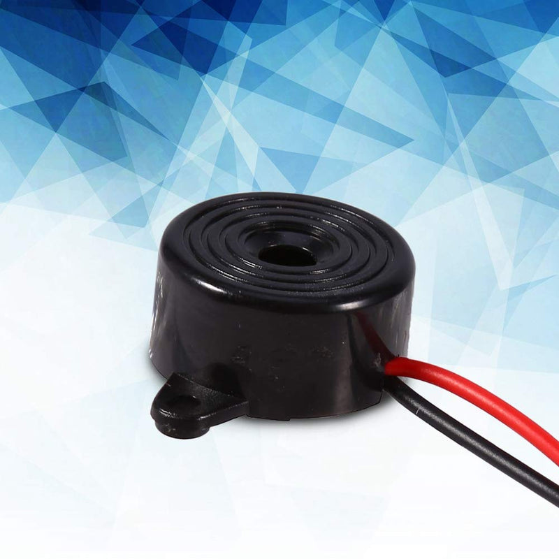 3-24 V Electronic Buzzer, Piezotone Buzzer, 85 to 95 Decibels, Cable Length 100 mm, Widely Used in Computers, Printers, Photocopiers, Alarm Systems and Electronic Toys