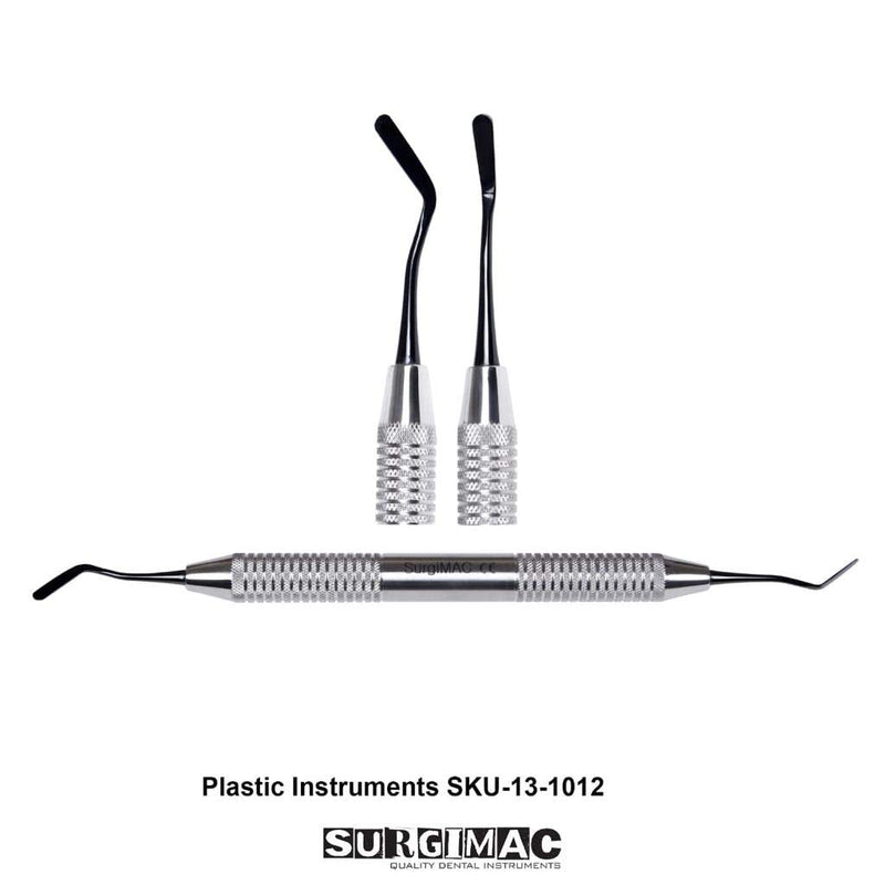 [Australia - AusPower] - #6 Double End Plastic Filling Instrument for Dentists - Black Tips 