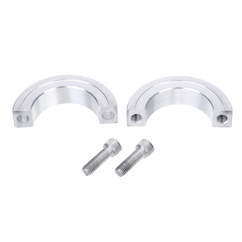 [Australia - AusPower] - uxcell 4pcs Double Split Clamp-On Shaft Collar for 1-1/2" Shaft, Two-Piece Clamping Collar, 2-3/8" OD, 9/16" Thickness, Aluminum Alloy Set Screw Split Collar Clamp 