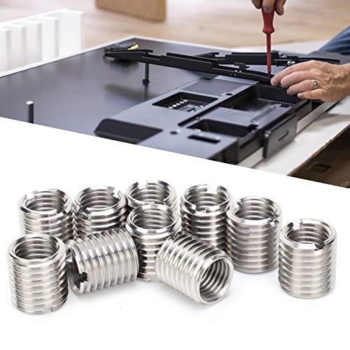 Eujgoov M16 female to M20 male thread insert nut fastening conversion repair sleeve screw, 10 pieces