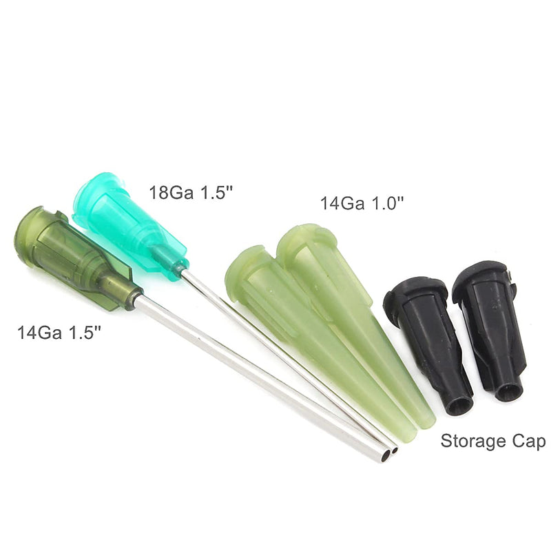 BSTEAN 60ml Syringe with Blunt Needles and Caps (Pack of 2)