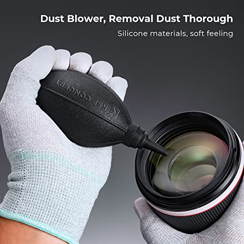 K&F CONCEPT 9-in-1 Camera Lens Cleaning Kit for DSLR, Filters, Phone, Tools