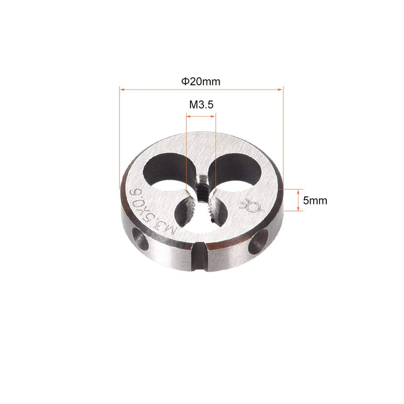 [Australia - AusPower] - sourcing map M3.5 M3.5 x 0.6 Pitch Metric Right Hand Machine Thread Nozzle HSS (High Speed Steel) 
