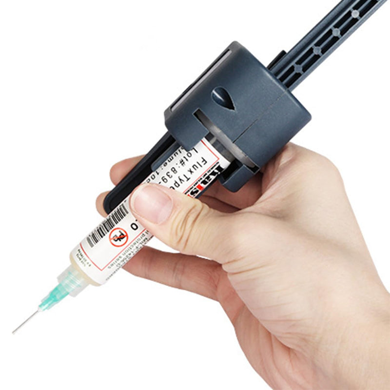 [Australia - AusPower] - VOANZO K2208 Solder Flux Glue Dispenser with 0.8mm and 1.3mm Nozzles - Portable Solder Paste Extruder for Precise Soldering of Electronics, Ideal for DIY and Professional Use 