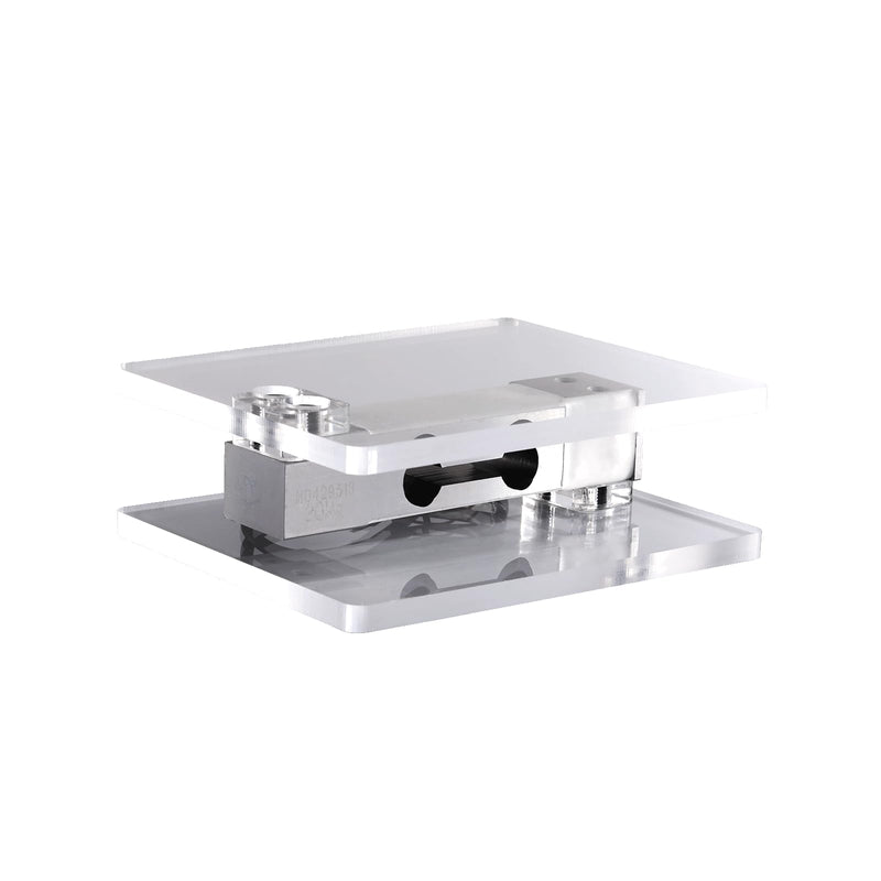 [Australia - AusPower] - Load Cell Sensor Weigh Platform with Indicator Display,4-Digital Readout Display,Supply DC 12-24V with RS485 Communication,Acrylic Plate Weighing Platform Set (0-20KG KIT) 0-20KG KIT 