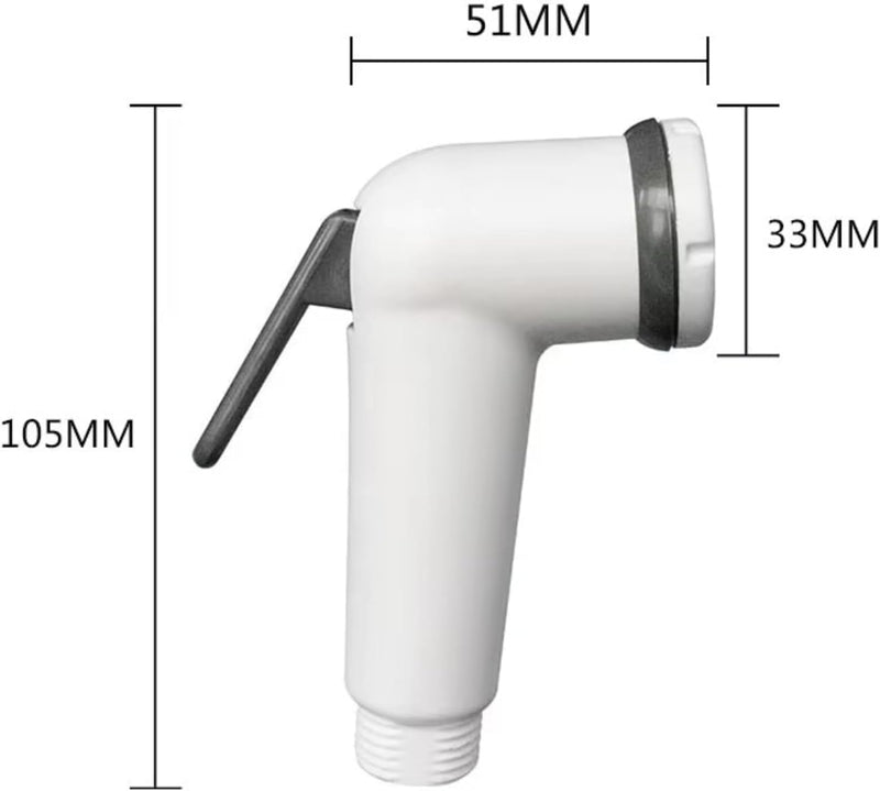 Bidet Attachment for Toilet Sprayer,for RV,car,Boat,Speedboat exits,1/2 "Connection Hose Bidet Attachment,Garden Shower Head,Boat Hose Nozzle (3) 3