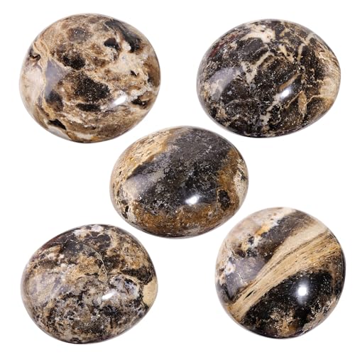 Oplite Worry Stones for Anxiety, Polished Palm Stone Oplite