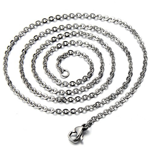 Men's Stainless Steel Crucifix Necklace, Cross Pendant Jewelry
