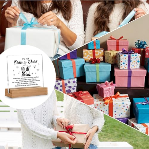 Christian Sister Gifts for Women, Sister in Christ Gifts for Friends