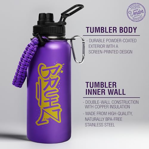 BBGreek Omega Psi Phi Fraternity Paraphernalia - 32 oz Tumbler 32 Ounces bottle-bruhz