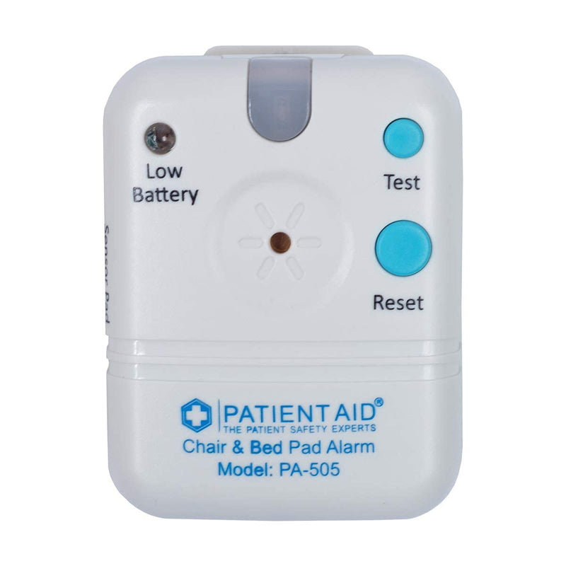 [Australia - AusPower] - Patient Bed Alarm, 10" x 30" Bed Pad with Motion Sensor Alarm, 2 Ring Chime Options, 3 Mounting Options, Including 9V Battery, Bed Alarms and Fall Prevention for Elderly, 1 Yr. Warranty by Patient Aid without Rubber Casing 
