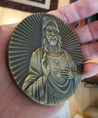 Jesus Christ Last Supper 3D Commemorative Coin - Religious Souvenir