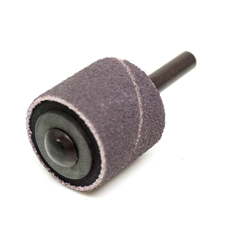 [Australia - AusPower] - Benchmark Abrasives 1" x 1" Aluminum Oxide Abrasive Spiral Bands for Rotary Tools, Drum Sleeves for Sanding Deburring Blending Polishing on Metals Plastic Wood Rubber (10 Pack) - 80 Grit 