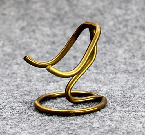 eSplanade Heart Shaped Urn Stand | Stand for Keepsake Urns - Golden