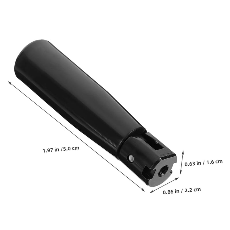 [Australia - AusPower] - Machine Tool Folding Handle Rotating Revolving Handle Lathe Machine Grip Crank Handle Grip Handwheel Handle Grip Revolving Grip Machine Handle Rotary Machine Foldable Nylon 5.00X2.20X1.60CM Black 