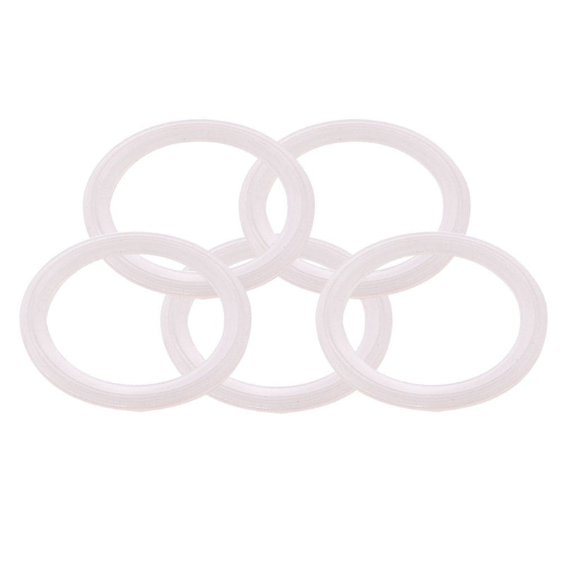 DERNORD Silicone Gasket Tri-Clover (Tri-clamp) O-Ring - 2.5 Inch (Pack of 5) Pack of 5