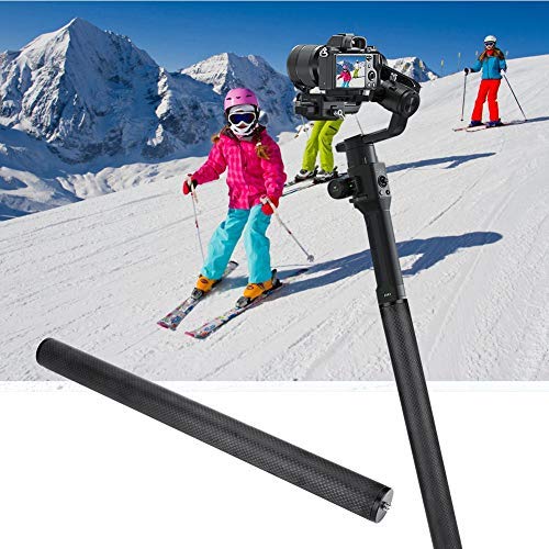 Stabilizer Extension Rod, Carbon Fiber Extension Pole with 1/4 Inch Thread Mount for Ronin S, for Ronin SC, for OSMO Mobile 3, for Crane 2 V2, etc.