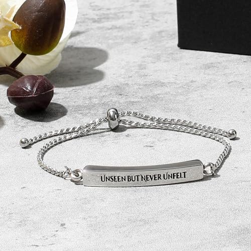 Ecation Cremation Jewelry, Urn Bracelet for Ashes Silver Classic