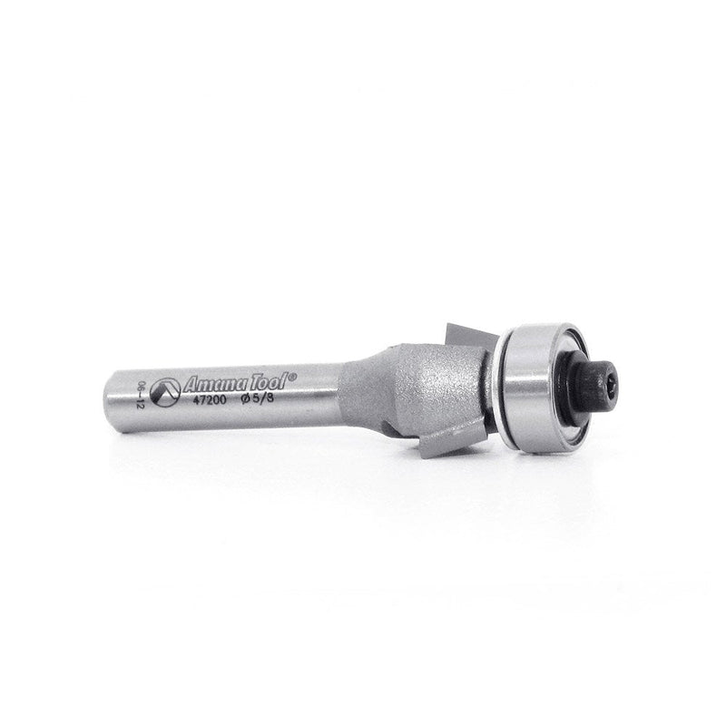Amana Tool - 47200 Carbide Tipped Bevel Laminate Trim 15 Deg x 5/8 Dia x 1/4 Sh