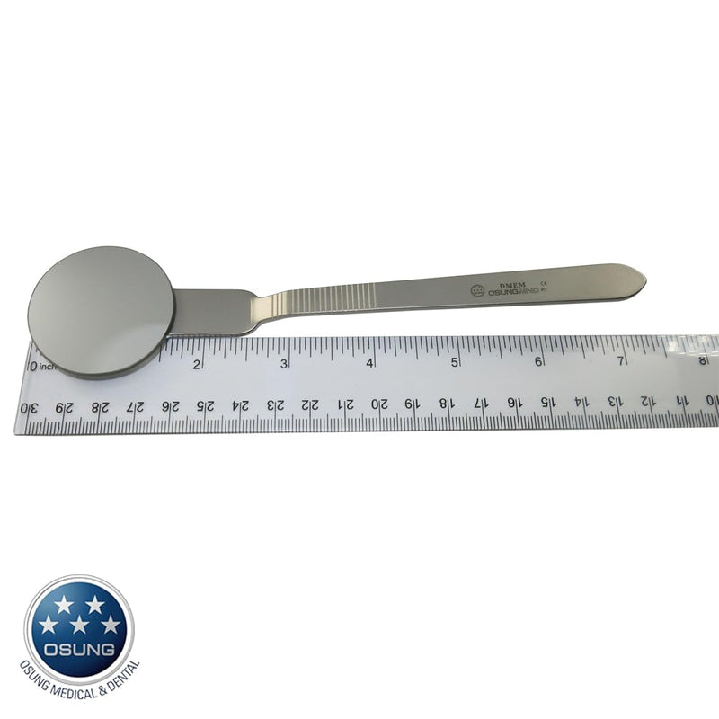 [Australia - AusPower] - Dental Front Surface Large Round Mouth Mirror, Diagnostic Instrument, DMEM - 43mm. 