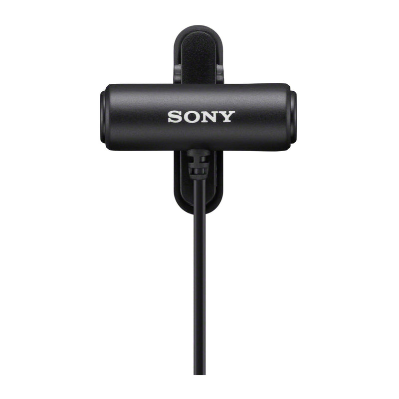 [Australia - AusPower] - Sony Compact Stereo Lavalier Microphone ECMLV1,Black, Small 