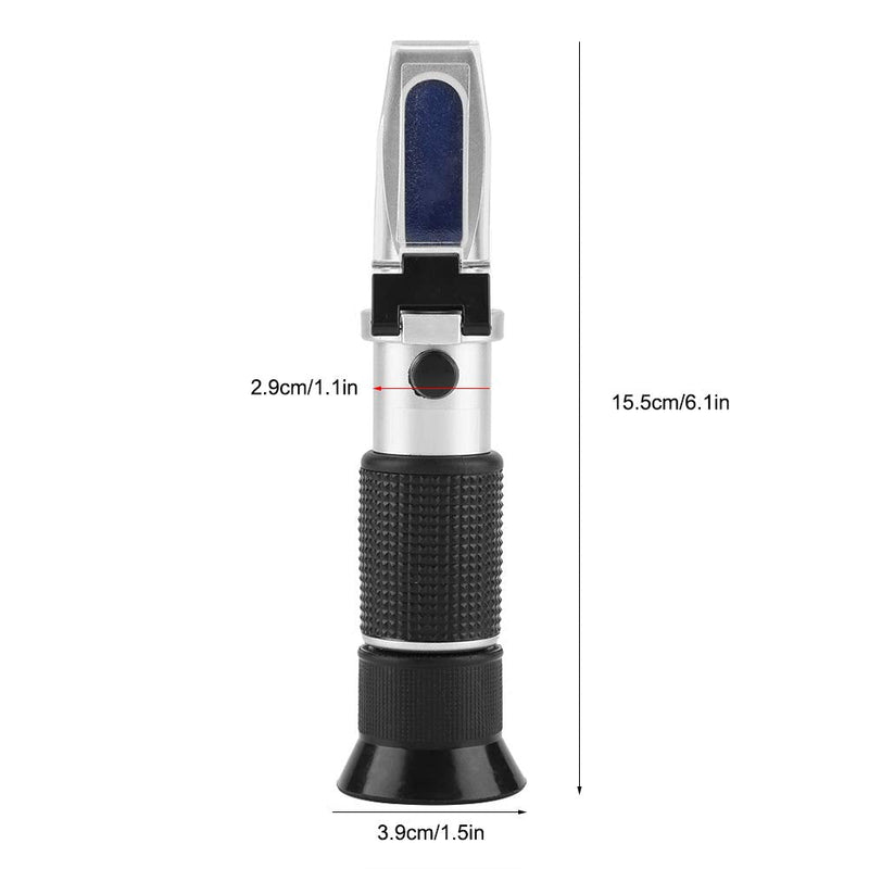 [Australia - AusPower] - Portable Hand Held Grape and Wine Alcohol Refractometers 0 25% Vol 0 40% brixs 0 22 Baume, brixs Refractometer, brixs Refractometer, Portable Hand Held Grape and Wrefractometer Salinity Tester saltw 