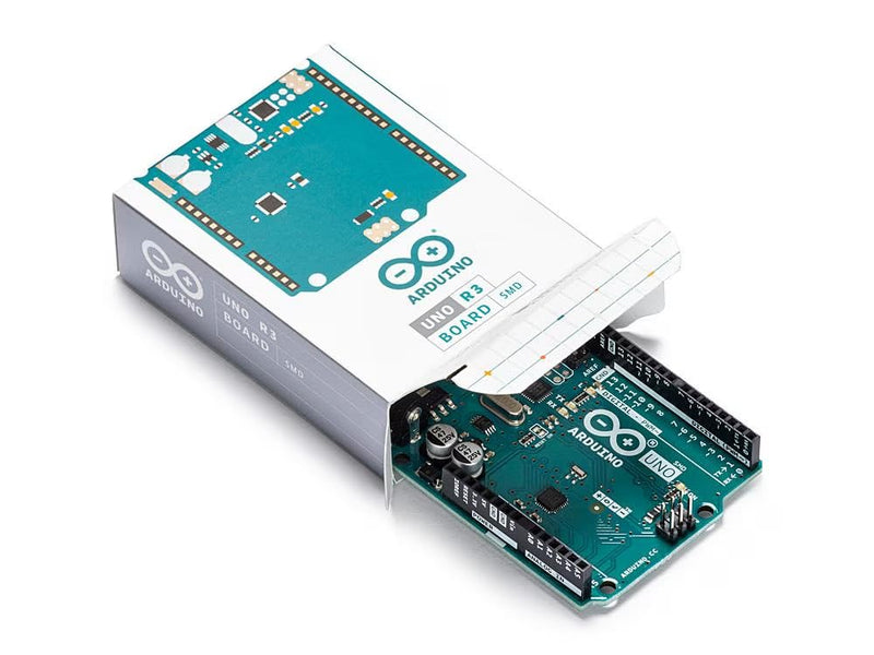 Arduino UNO Rev3 SMD [A000073] - Development Board with ATmega328P Microcontroller, SMD Version, Ideal for Electronic Projects, Robotics, Automation and DIY Applications with Arduino IDE.