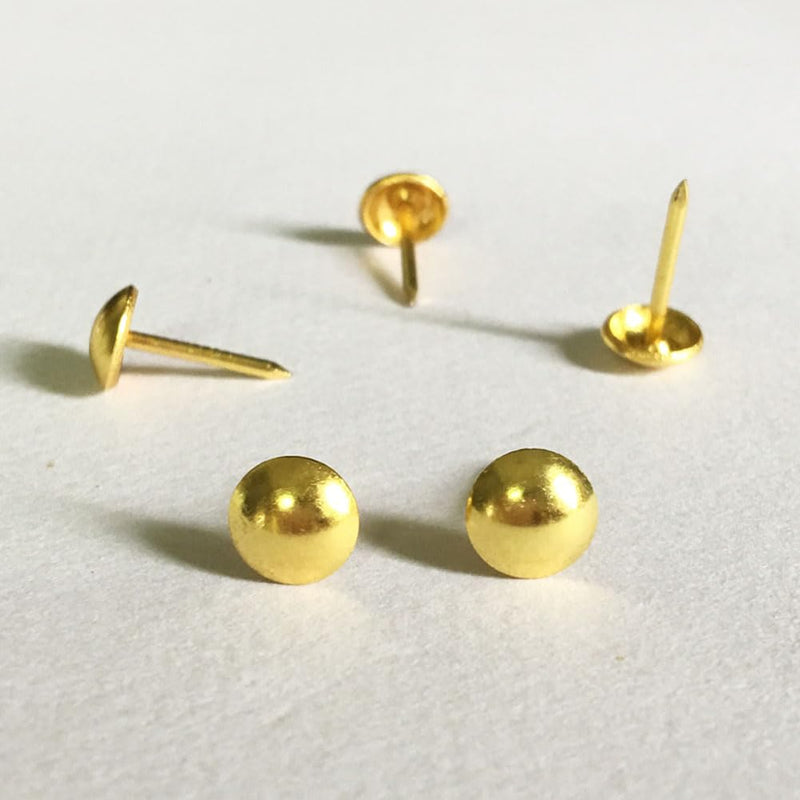 [Australia - AusPower] - Let's Decorate 200PCS Upholstery Tacks, Decorative Tacks for Sofa, Furniture Metal Thumb Tacks, Home DIY Decorative Nail Heads Nails (9.5mm Golden) Ld917200p-a 