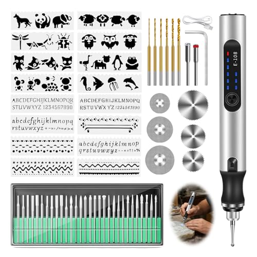 Electric Engraving Tool Kit Mini USB Cordless Rechargeable Engraving Pen