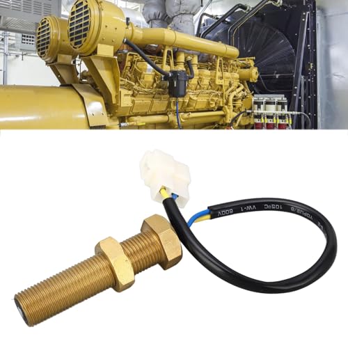 M16 Rotation Speed Sensor, Generator Magnetoelectric Induction Rotate Speed Sensor M16 Thread RPM Sensor, For Generator Tachometer (Male Plug) Male Plug