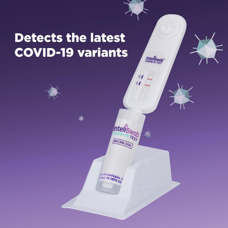[Australia - AusPower] - InteliSwab COVID-19 Rapid Test, 1 Pack, 2 Tests Total, Simple to Use at Home, 1 Minute Hands-On Time, FDA EUA Authorized, Designed and Developed in the U.S.A. 