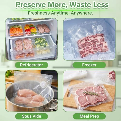 Compact Vacuum Sealer,60Kpa Powerful food sealers vacuum packing machine QH-H87