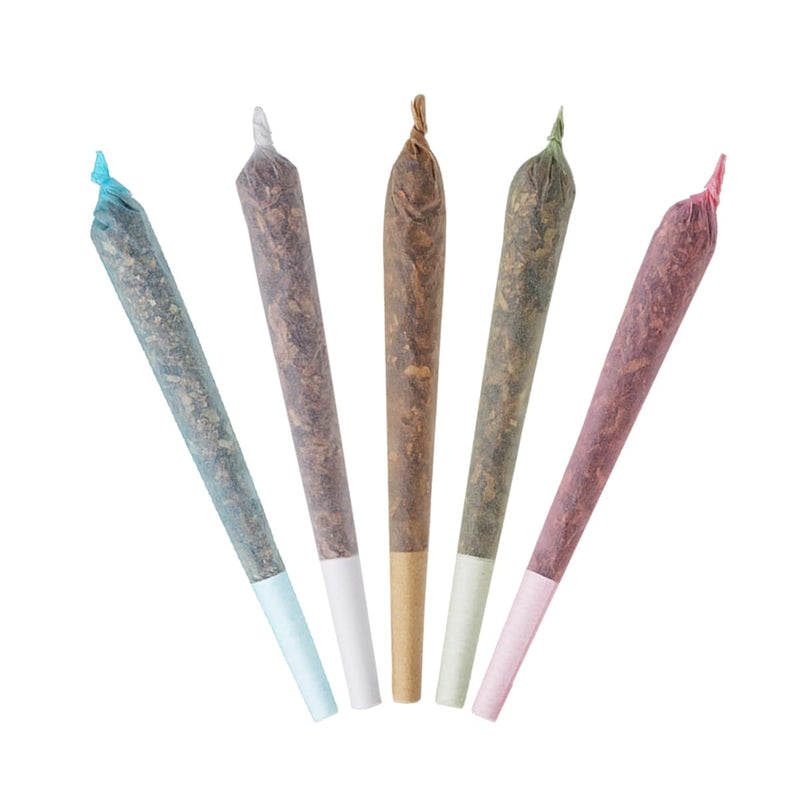 Pack of 110 108 mm King Size Premium Cones, Conical Sleeves with Filter (5 Colors) | Pre-twisted joint tubes, pre-rolled cones 5 colors