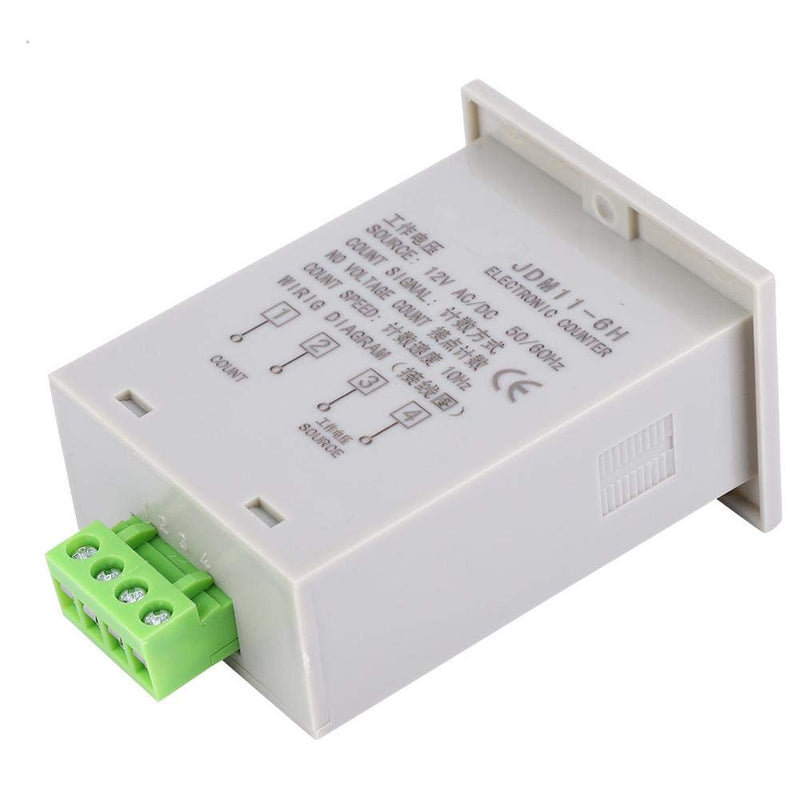 [Australia - AusPower] - Electronic Counter,JDM11-6H No Voltage Counter 6 Digits Electronic LED Digital Display Counter Relay(AC110V) 