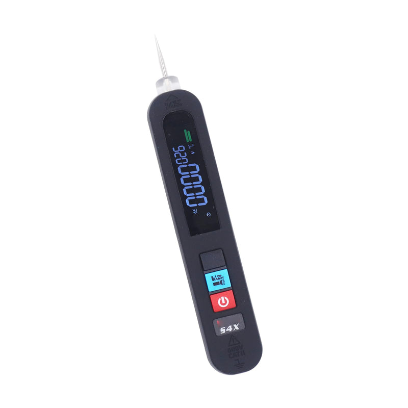 [Australia - AusPower] - LCD Digital Voltage Detector Pen, AC Multimeter with 3.7V Battery, Rechargeable Electric Tester 