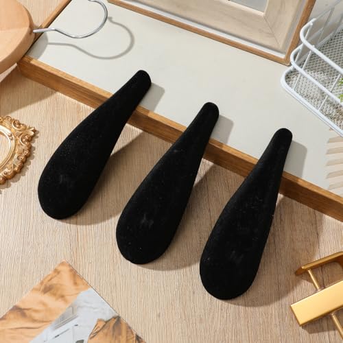 Luxshiny Clothes Hanger Shoulder Pads 10 Pack Foam for Sweaters Coats and Delicate Garments 5.51X1.77X1.18 Inches No Shoulder Bump Hangers for Closet Organization 14.00X4.50X3.00CM