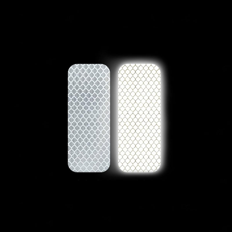 Reflective Stickers, 100 Pcs, 5 Colors Self-Adhesive Reflective Strip Set,Multi Purpose Reflective Tape for Outdoor Nighttime Visibility, Apparel, Trailer, Truck, Bike,etc