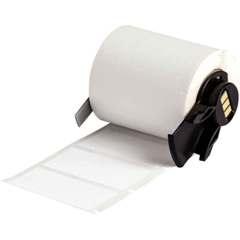 Brady PTL-78-488 TLS 2200/TLS PC Link Label 1.9" Width x 1" Height, B-488 High Performance Polyester, Matte Finish White Label (250 per Roll) 1 in H x 1.9 in W