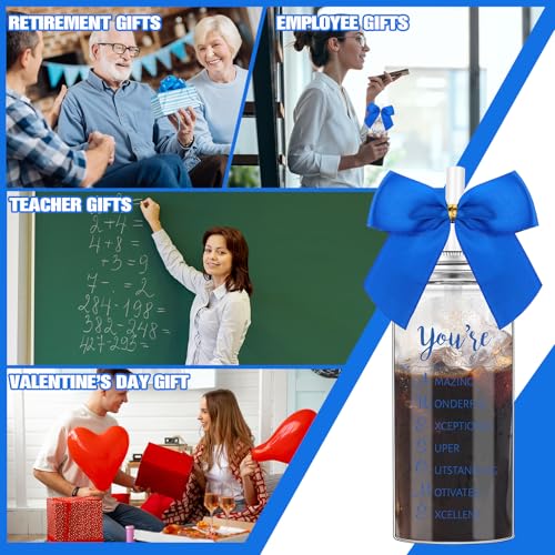 Skylety 24 Pcs Blue Employee Appreciation Gifts Bulk Thank You Cups
