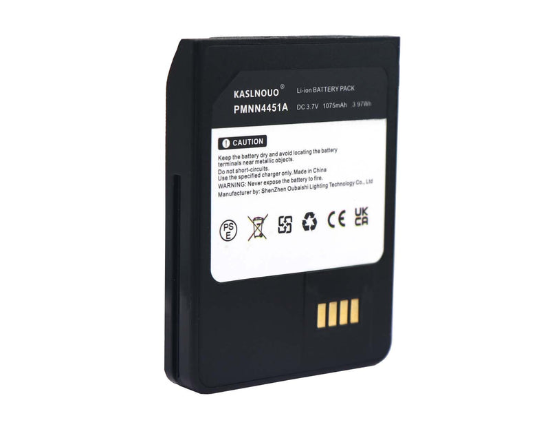 [Australia - AusPower] - 2-Pack Replacement Battery Compatible with Motorola Minitor 6 Pager Minitor VI Pager PMNN4451, PMNN4451A 3.7V 1075mAh 
