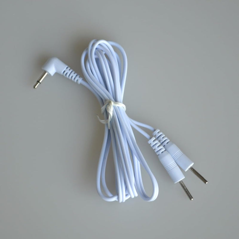 Premium TENS Cable Male 3.5mm Jack 2.0mm Male 120cm Length High Quality TensCare Replacement Cable for TENS Devices (Pack of 5)
