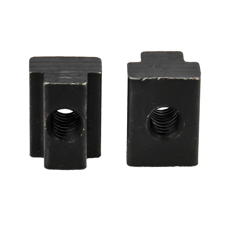 [Australia - AusPower] - M8 T-Slot Nut,Black Oxide Finish,Grade 8.8,5/16 Threads,Slot Width 10mm,Slot Depth 6mm,Total Depth 12mm,Pack of 12 M8 