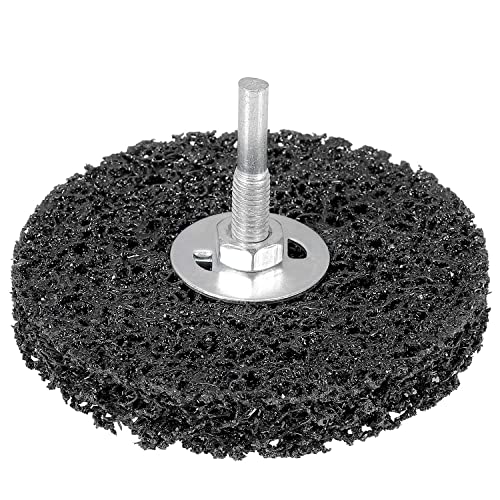5 Piece CSD Disc Set, 100 mm CBS Grinding Disc Black Coarse Cleaning Disc CBS Cleaning Disc for Angle Grinder of Paint, Rust Welds, Oxidation Cleaning & Removal