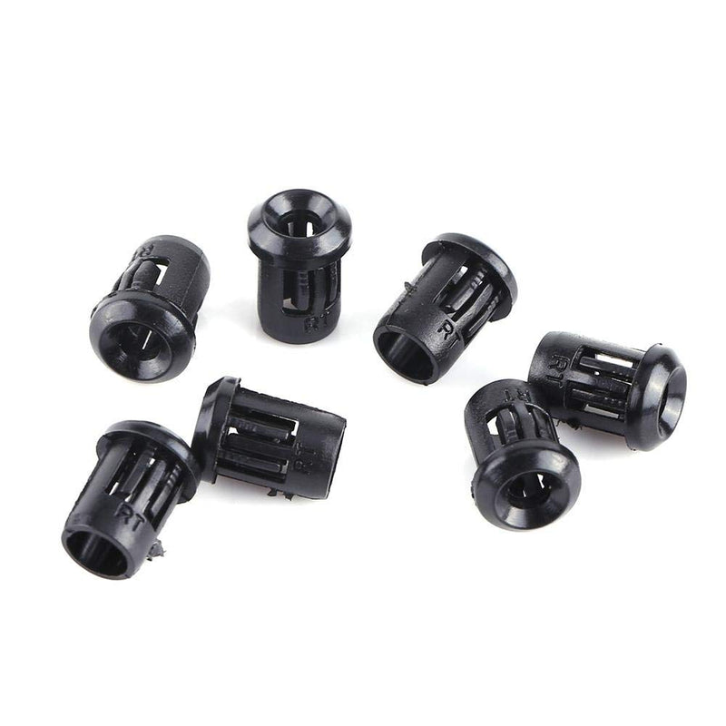 [Australia - AusPower] - 50Pcs LED Lamp Socket Diode Holder Shell Clip Bezel Mount, Plastic LED Holders Panel Display (3mm) 