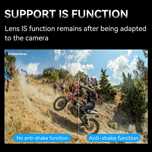 7artisans EF-EOS R Lens Adapter Auto-Focus Lens Speedbooster Converter Ring Compatible for Canon EF/EF-R Lens and Canon EOS R-Mount Camera for Canon EOS R, RP, R3, R5, R6, R7, R10