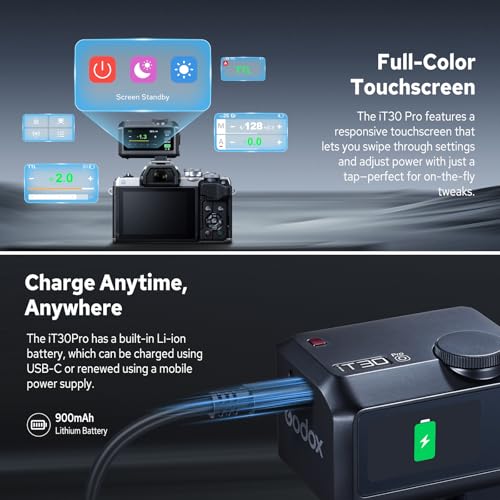Godox iT30Pro TTL HSS Mini Camera Flash