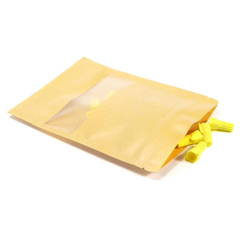[Australia - AusPower] - 100pcs Winged Wire Nuts Connectors,Yellow 22-10 AWG Easy Twist-on Electrical Screw Wire Caps (P11 Yellow) P11 Yellow 