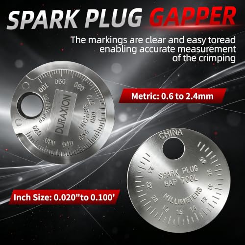 DURAXION 3/8-inch drive torque wrench with magnetic spark plug socket set, 16 pieces
